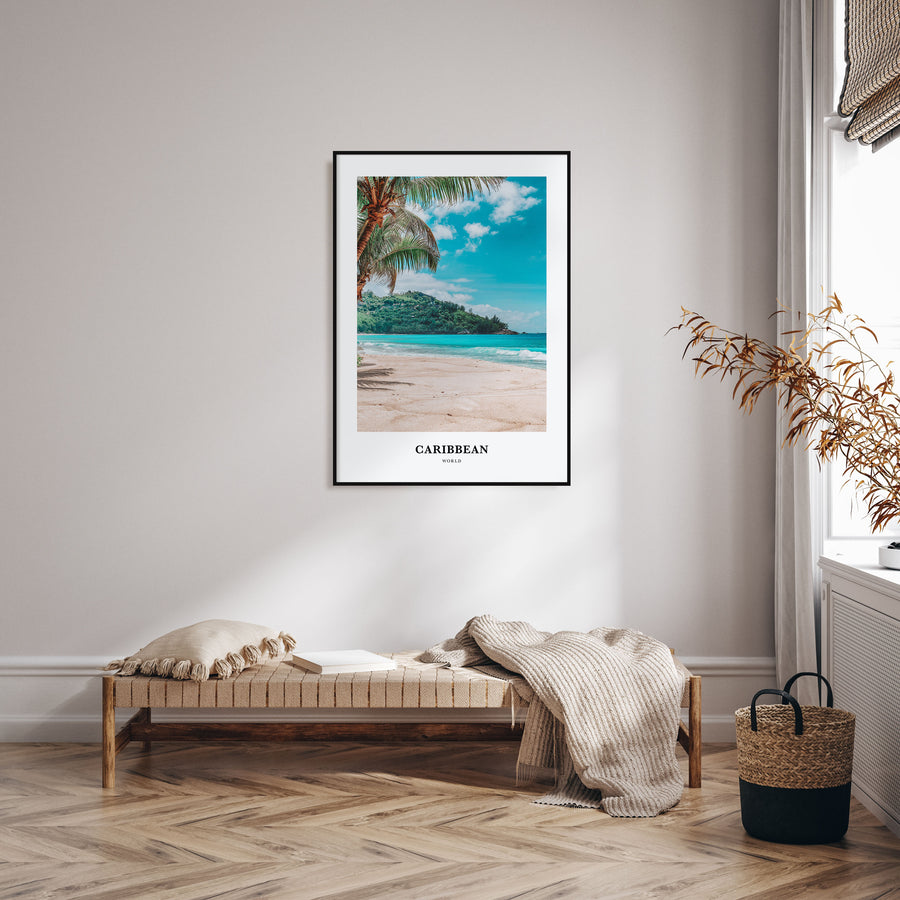 Caribbean Portrait Color No 2 Poster