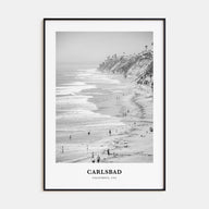 Carlsbad Portrait B&W No 1 Poster