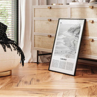 Carlsbad Print Black and White No 1, Carlsbad Wall Art, Carlsbad Poster, Carlsbad Photo, Carlsbad, California, USA, United States