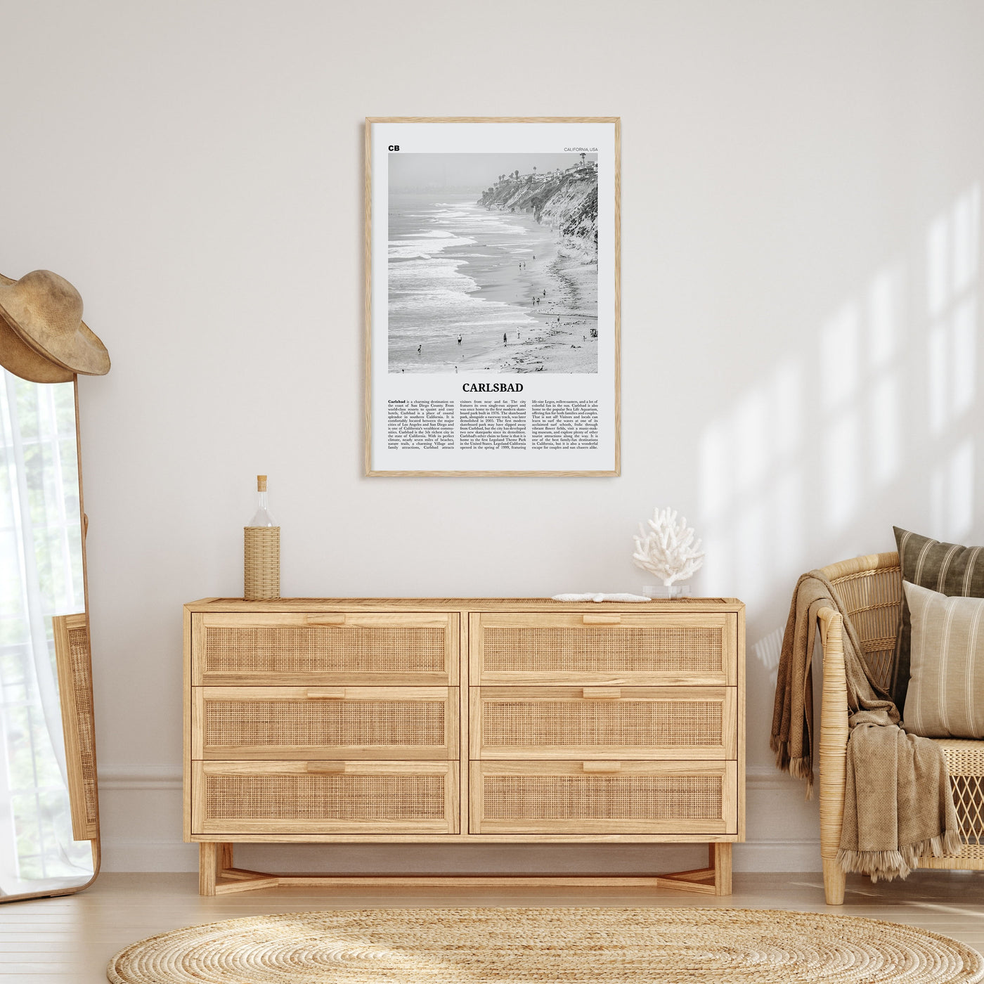 Carlsbad Travel B&W No 1 Poster