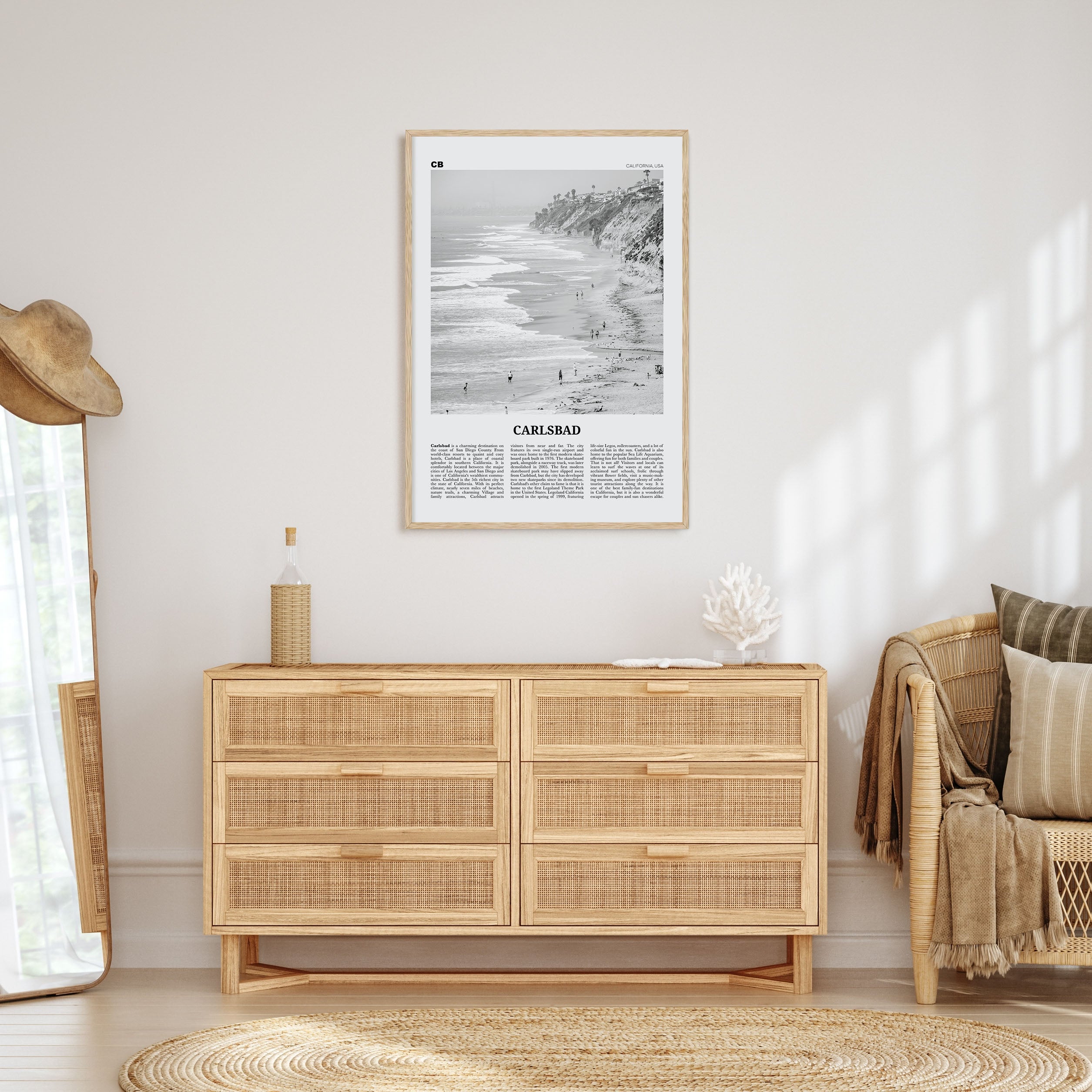 Carlsbad Travel B&W No 1 Poster