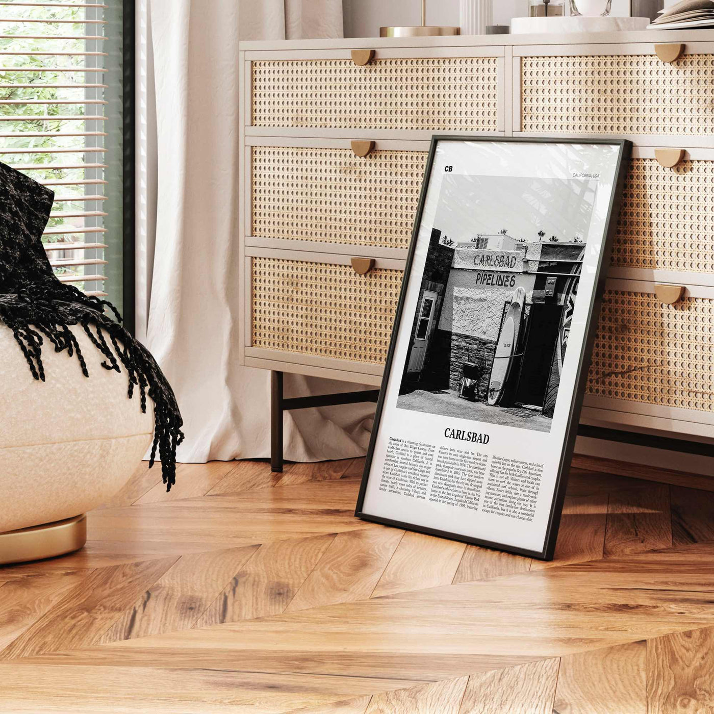 Carlsbad Print Black and White No 2, Carlsbad Wall Art, Carlsbad Poster, Carlsbad Photo, Carlsbad, California, USA, United States