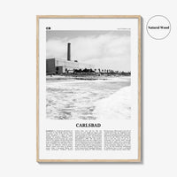 Carlsbad Print Black and White No 3, Carlsbad Wall Art, Carlsbad Poster, Carlsbad Photo, Carlsbad Wall Décor, Carlsbad Map, California, USA