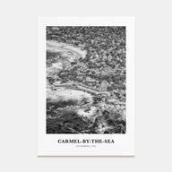 Carmel-by-the-Sea Portrait B&W Poster