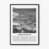 Carmel By The Sea Print Black and White, Carmel Wall Art, Carmel Poster, Carmel Photo, California, USA, United States, North America