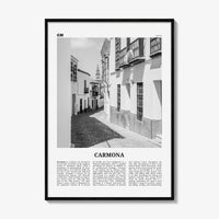 Carmona Print Black and White, Carmona Wall Art, Carmona Poster, Carmona Photo, Carmona Wall Décor, Carmona Map, Spain