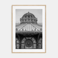 Carousel House Photo B&W Poster