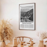 Carpathian Mountains Print Black and White, Carpathian Wall Art, Carpathian Poster, Carpathian Photo, Carpathian Wall Décor, Carpathian Map