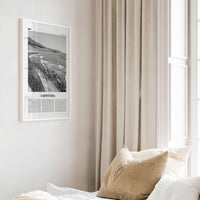 Carpinteria Print Black and White, Carpinteria Wall Art, Carpinteria Poster, Carpinteria Photo, Carpinteria Décor, California, USA