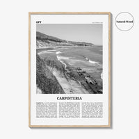 Carpinteria Print Black and White, Carpinteria Wall Art, Carpinteria Poster, Carpinteria Photo, Carpinteria Décor, California, USA