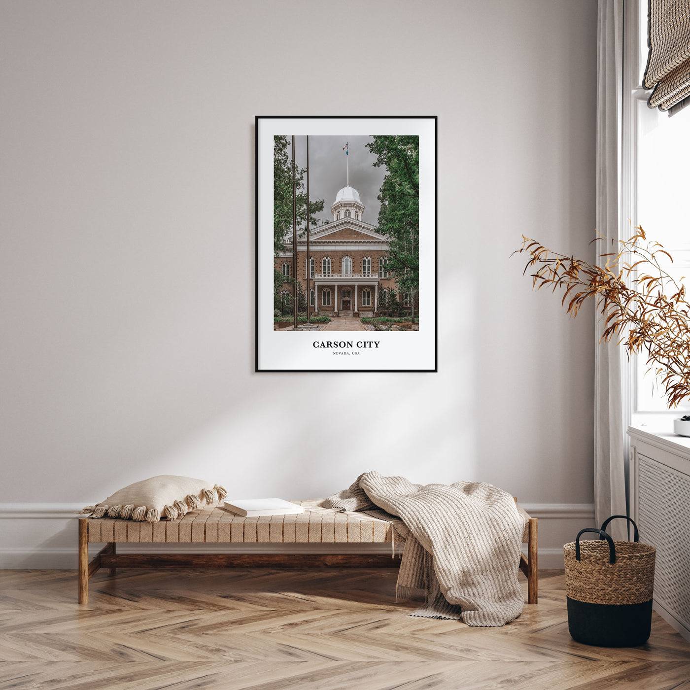 Carson City Portrait Color Poster