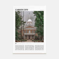 Carson City Travel Color Poster