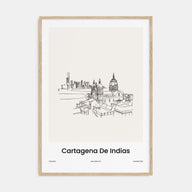Cartagena de Indias Drawn Poster