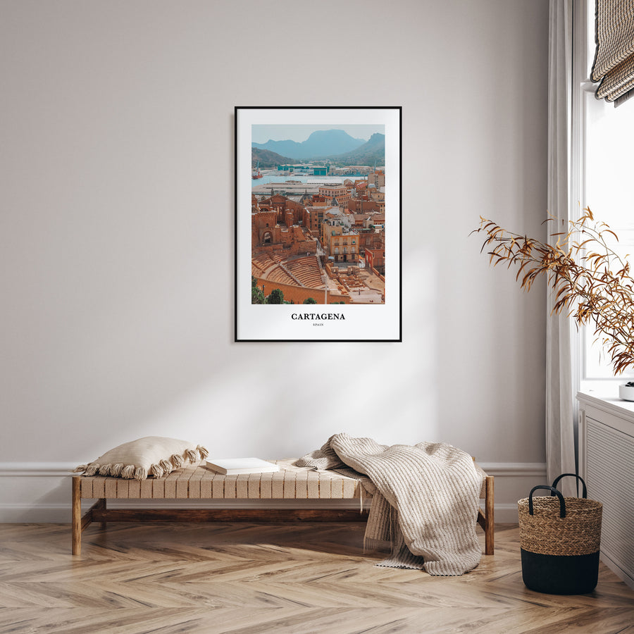 Cartagena, Spain Portrait Color No 1 Poster