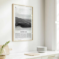 Carters Lake Print Black and White, Carters Lake Wall Art, Carters Lake Poster, Carters Lake Photo, Carters Lake Map, Georgia, USA