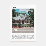 Cary Travel Color Poster