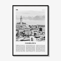 Casablanca Print Black and White, Casablanca Wall Art, Casablanca Poster, Casablanca Photo, Casablanca Wall Decor, Morocco, Africa