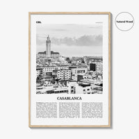 Casablanca Print Black and White, Casablanca Wall Art, Casablanca Poster, Casablanca Photo, Casablanca Wall Decor, Morocco, Africa