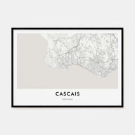 Cascais Map Landscape Poster