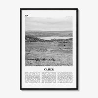 Casper Print Black and White, Casper Wall Art, Casper Poster, Casper Photo, Casper Wall Décor, Casper Map Poster