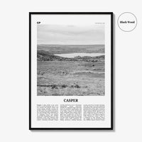 Casper Print Black and White, Casper Wall Art, Casper Poster, Casper Photo, Casper Wall Décor, Casper Map Poster