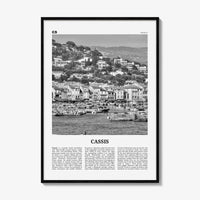 Cassis Print Black and White, Cassis Wall Art, Cassis Poster, Cassis Photo, Cassís, Provence-Alpes-Côte d'Azur, French Riviera, France