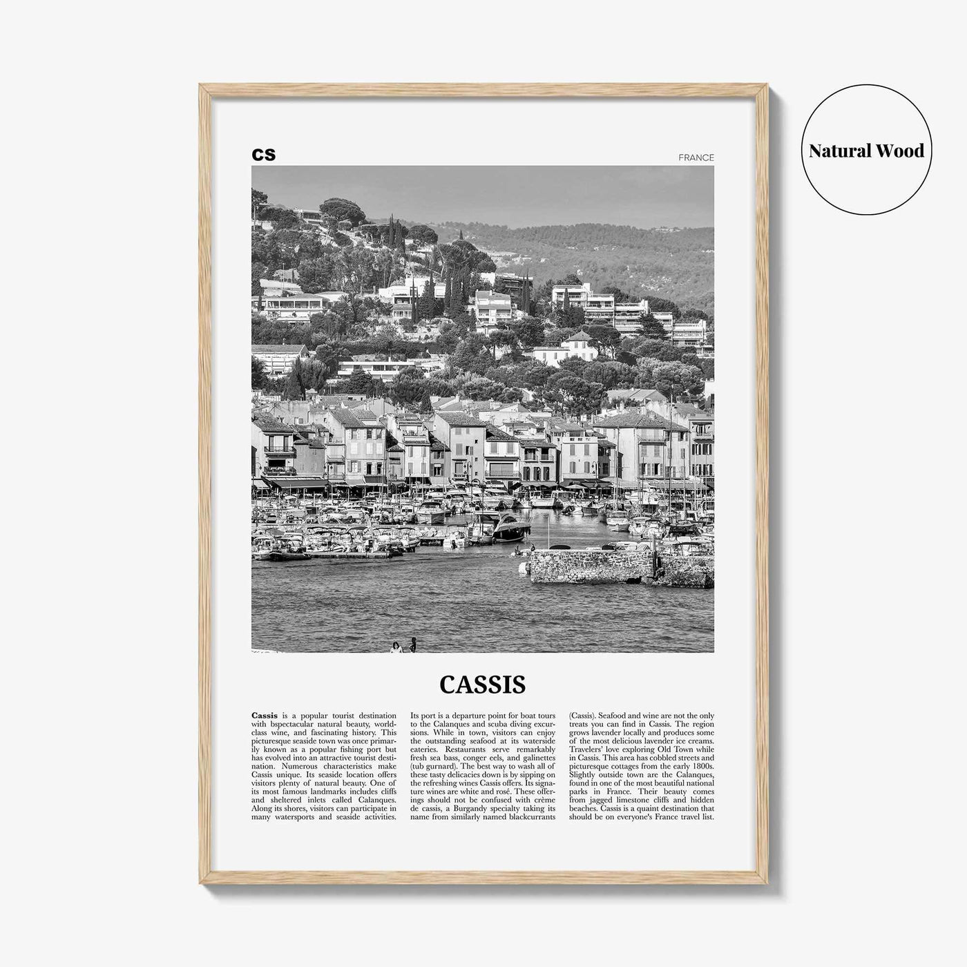 Cassis Print Black and White, Cassis Wall Art, Cassis Poster, Cassis Photo, Cassís, Provence-Alpes-Côte d'Azur, French Riviera, France