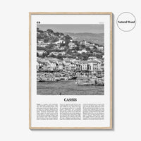 Cassis Print Black and White, Cassis Wall Art, Cassis Poster, Cassis Photo, Cassís, Provence-Alpes-Côte d'Azur, French Riviera, France