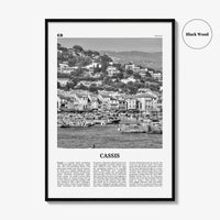 Cassis Print Black and White, Cassis Wall Art, Cassis Poster, Cassis Photo, Cassís, Provence-Alpes-Côte d'Azur, French Riviera, France