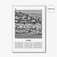 Cassis Print Black and White, Cassis Wall Art, Cassis Poster, Cassis Photo, Cassís, Provence-Alpes-Côte d'Azur, French Riviera, France