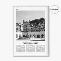 Castel di Sangro Print Black and White, Castel di Sangro Wall Art, Castel di Sangro Poster, Castel Photo, Castel Wall Décor, Castel Map