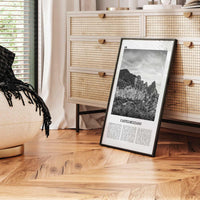 Castelmezzano Print Black and White, Castelmezzano Wall Art, Castelmezzano Poster, Castelmezzano Photo, Castelmezzano Décor, Italy