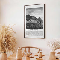 Castelmezzano Print Black and White, Castelmezzano Wall Art, Castelmezzano Poster, Castelmezzano Photo, Castelmezzano Décor, Italy