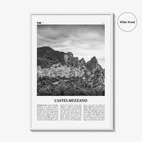 Castelmezzano Print Black and White, Castelmezzano Wall Art, Castelmezzano Poster, Castelmezzano Photo, Castelmezzano Décor, Italy
