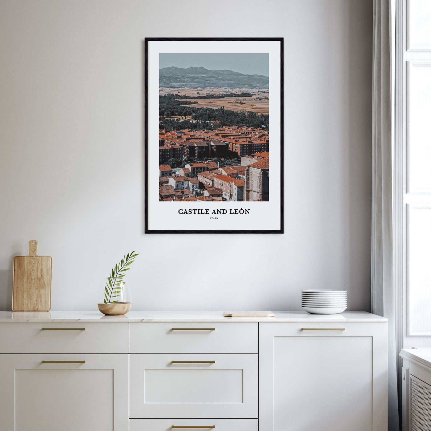 Castile and León Portrait Color Poster