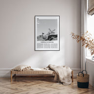 Castilla-La Mancha Travel B&W Poster