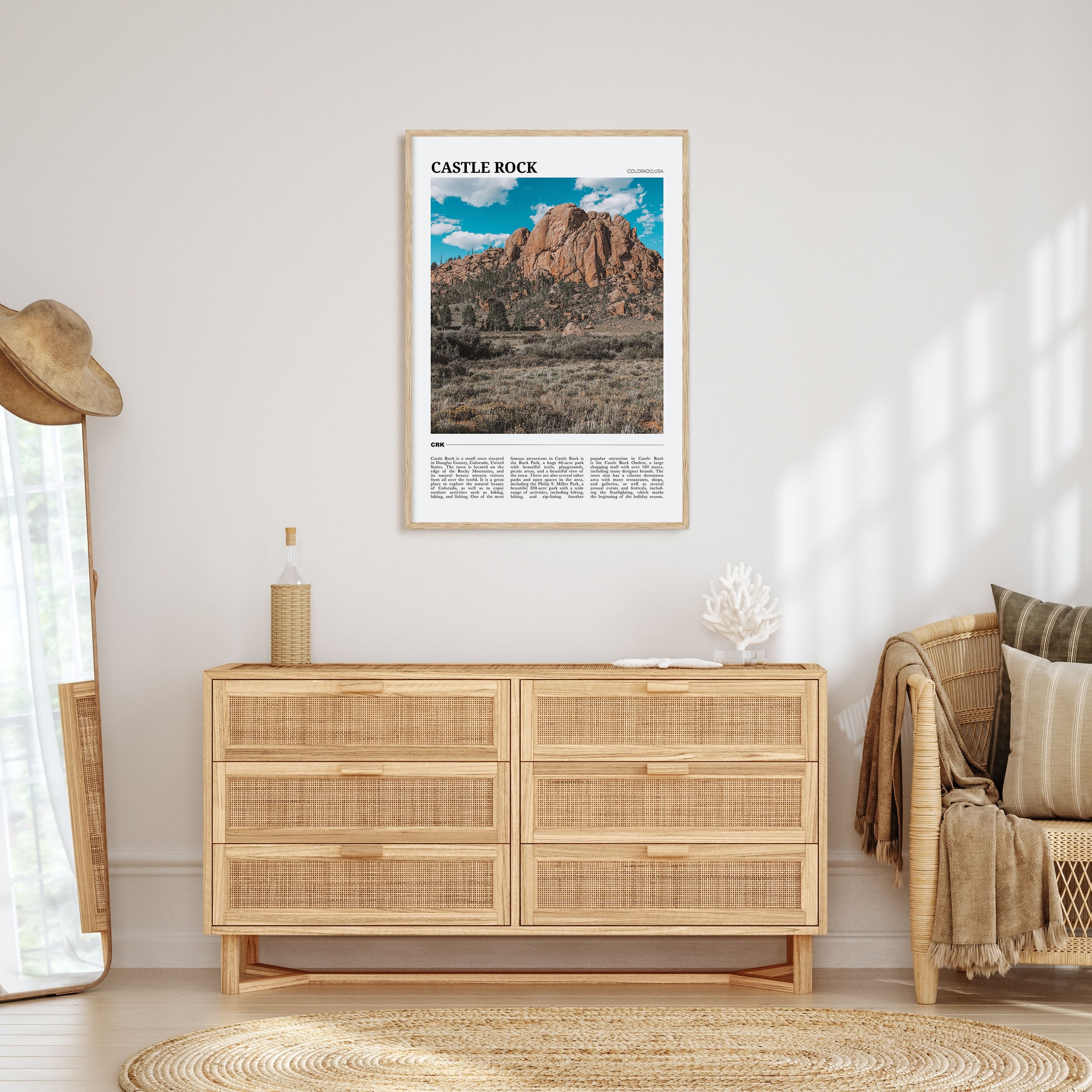 Castle Rock Travel Color Poster