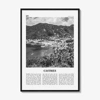 Castries Print Black and White, Castries Wall Art, Castries Poster, Castries Photo, Castries Wall Décor, Saint Lucia, St Lucia, Sainte-Lucie