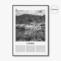 Castries Print Black and White, Castries Wall Art, Castries Poster, Castries Photo, Castries Wall Décor, Saint Lucia, St Lucia, Sainte-Lucie
