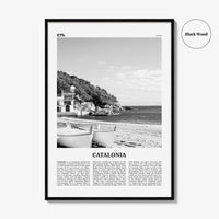 Catalonia Print Black and White, Catalonia Wall Art, Catalonia Poster, Catalonia Photo, Catalunya, Catalonha, Cataluña, Spain, España