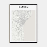Catania Map Portrait Poster