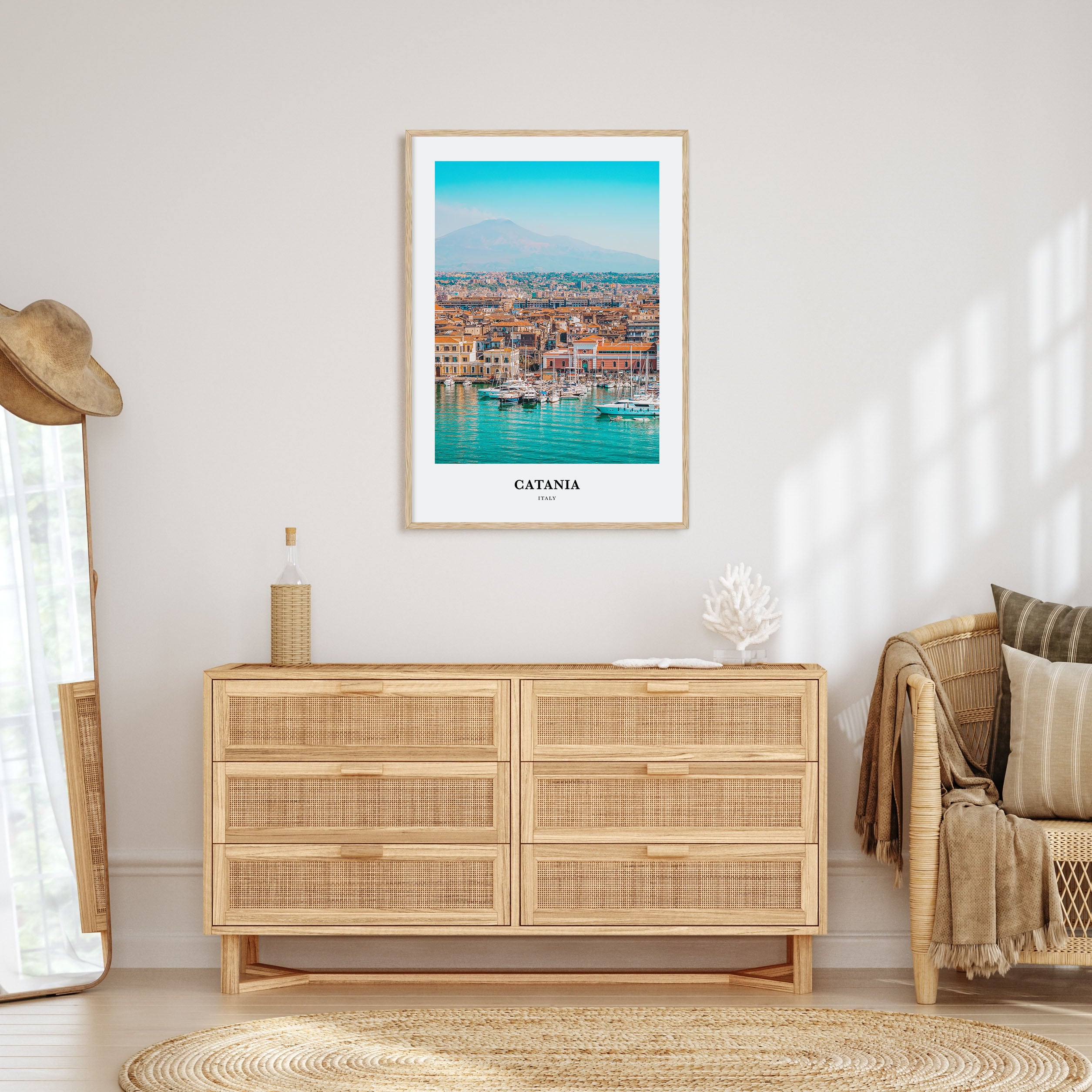 Catania Portrait Color Poster
