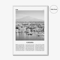 Catania Print Black and White, Catania Wall Art, Catania Poster, Catania Photo, Catania Wall Décor, Italia, Italy, Sicily