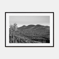 Catskill Mountains Landscape B&W Poster