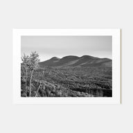 Catskill Mountains Landscape B&W Poster