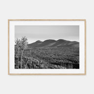 Catskill Mountains Landscape B&W Poster