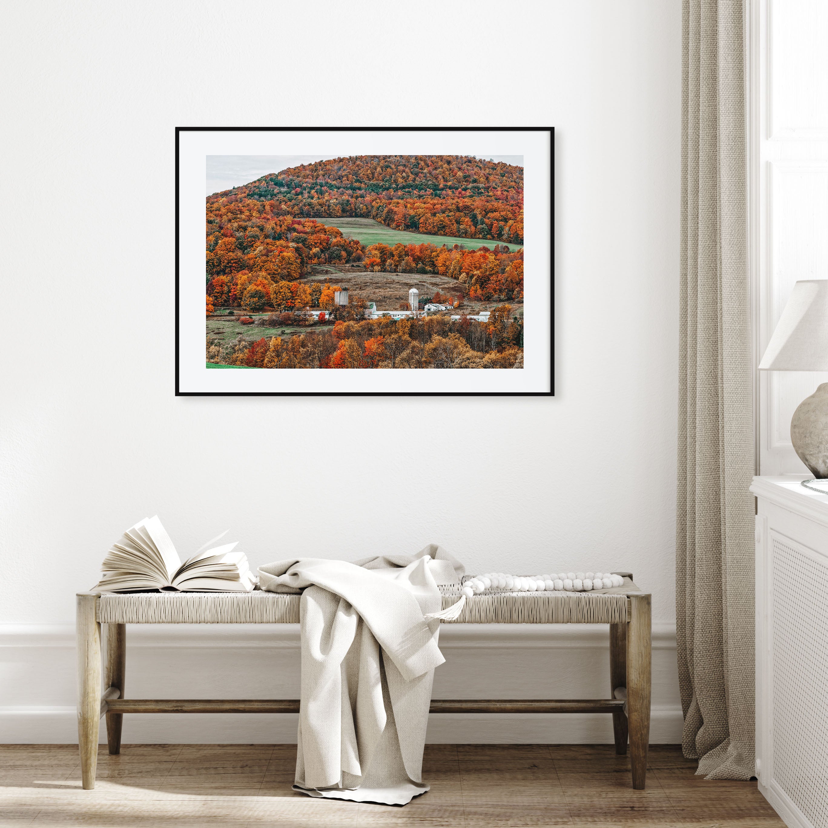 Catskill Mountains Landscape Color Poster