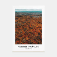 Catskill Mountains Portrait Color Poster