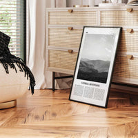 Catskill Mountains Print Black and White No 1, Catskill Mountains Wall Art, Catskill Mountains Poster, Catskill Photo, New York, USA