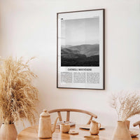 Catskill Mountains Print Black and White No 1, Catskill Mountains Wall Art, Catskill Mountains Poster, Catskill Photo, New York, USA